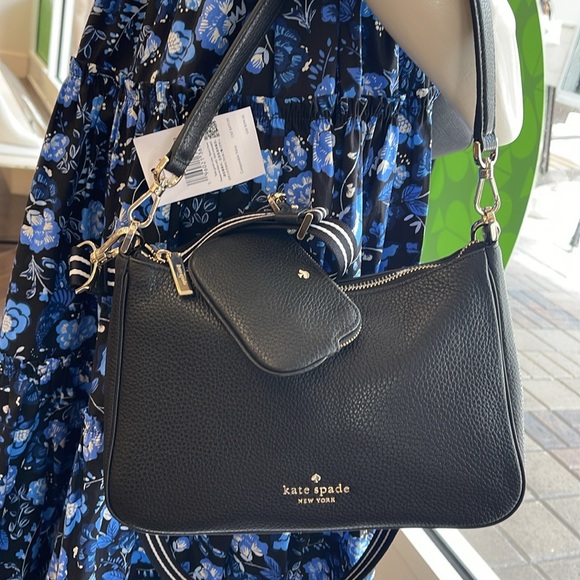 Kate Spade Rosie Shoulder Bag With Tech Attachment AirPod 
Black 
NWT - Picture 2 of 16